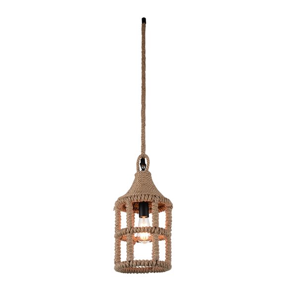 CWI Lighting Padma 1 Light Down Mini Pendant with Black finish