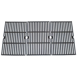 Music Metal City Cooking Grid for Grill Chef Gas Grills - 34.13-in - Porcelain-Coated Cast Iron - 3-Piece Set