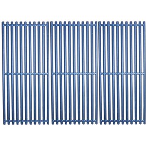 Music Metal City Cooking Grid for Charbroil Gas Grills - 24.94-in - Porcelain-Coated Cast Iron - 3-Piece Set