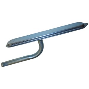 Music City Metals Tube Burner for Fiesta and Kenmore Gas Grills - 13.75-in - Stainless Steel