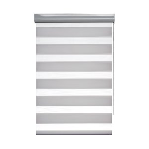 Avanat Sheer Roller Shade with Cord & Cassette Valance - 44-in x 84-in - Gray
