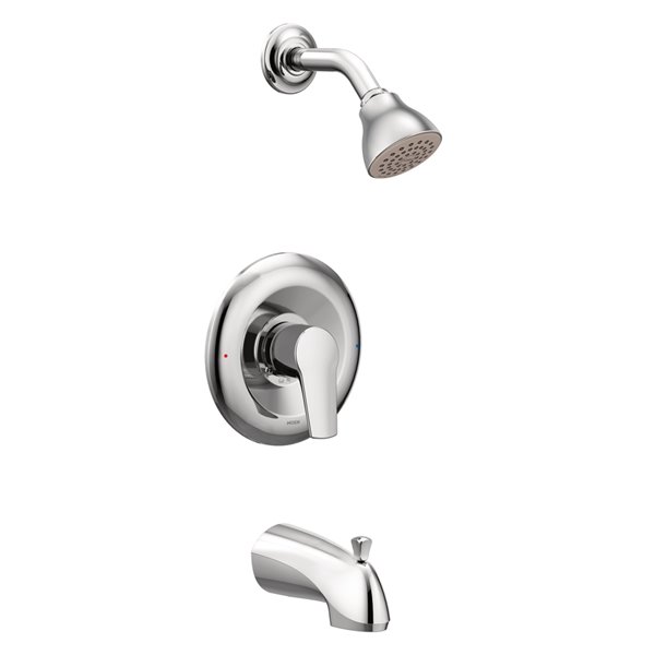 MOEN Method Bathtub and Shower Faucet - 1-Handle - Chrome (Valve Sold ...