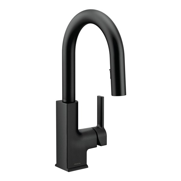 MOEN STo Pull-Down Kitchen and Bar Faucet - 1-Handle - Matte Black