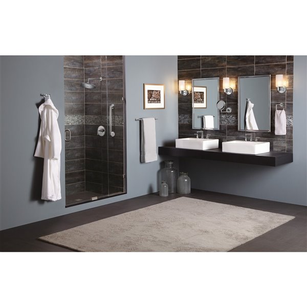 MOEN Arris Posi-Temp Shower Trim - Brushed Nickel (Valve Sold Separately)
