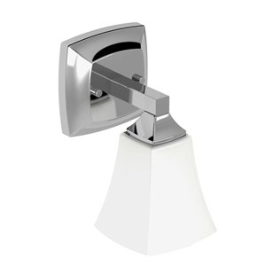 MOEN Voss Chrome Bathroom Vanity Light - 1-Light - Chrome