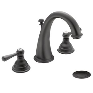 MOEN Kingsley Bathroom Faucet - Antique Wrought Iron (Valve Sold Separately)