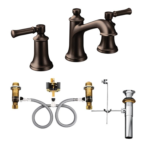 MOEN Dartmoor Bathroom Faucet - Oil Rubbed Bronze (Valve Sold Separately)