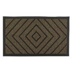 Superio Door Mat - Rectangular - 17-in x 29-in - Brown