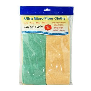 Superio Microfiber Miracle Cloth - 16-in - Pack of 4