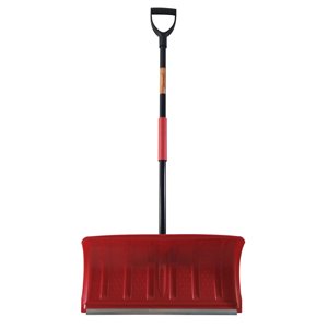Pelle à neige Easy Connect avec bande métallique de Superio, rouge