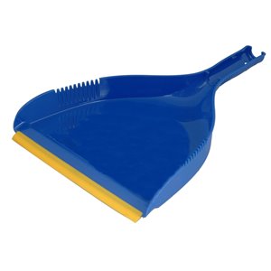 Superio Clip-On Dust Pan - 16.5-in x 11.5-in - Blue