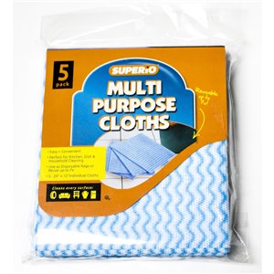 Superio Multipurpose Cloth - Pack of 5