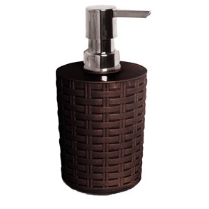 Superio Liquid Soap Dispenser - 7.5-in - Brown