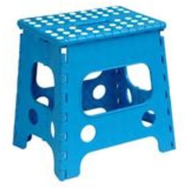 Superio Folding Step Stool - 13-in - Blue