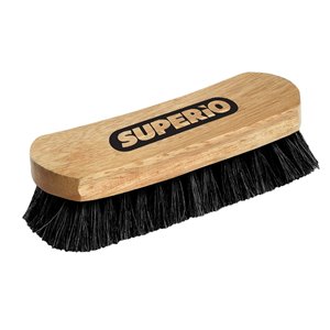 Superio Shoe Brush with Horsehair Bristles