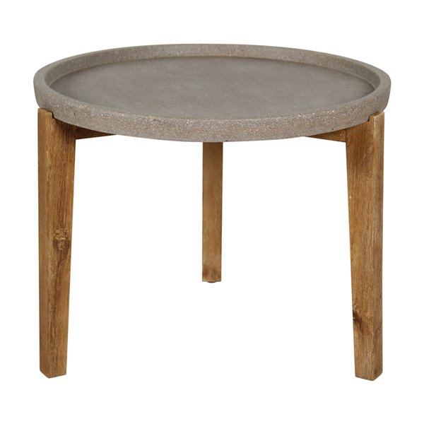 Lh Imports Round Patio And Garden Table, Small Round Garden Table