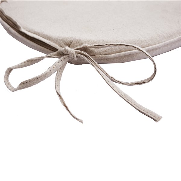 LH Imports Seat Cushion for Cross Back Chair - Linen