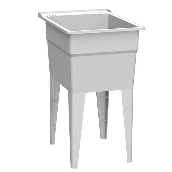 RuggedTub Laundry Sink Narrow Classic - Granit - 18-in