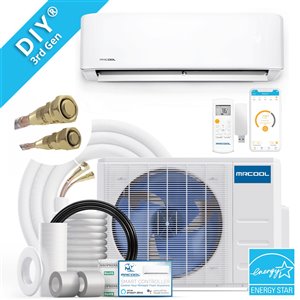 MRCOOL DIY 3rd Gen 23 000 BTU 20 SEERr Ductless Mini-Split AC and Heat Pump EnergyStar Certified