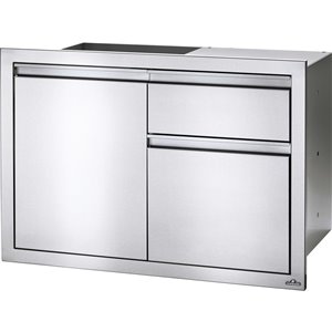 Napoleon Outdoor Kitchen Cabinet - 1-Door and 1-Drawer - 36-in x 24-in - Stainless Steel