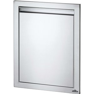 Napoleon Reversible Single Door for Outdoor Kitchen Cabinet - 18-in x 24-in - Stainless Steel