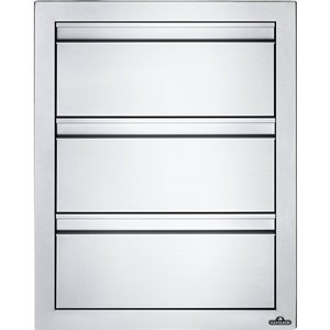 Cabinet pour cuisine extérieure de Napoleon, tiroir triple, 18 po x 24 po, acier inoxydable