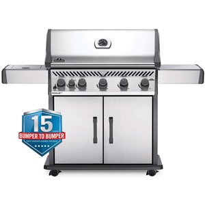 Napoleon Rogue XT 625 Propane Gas Grill - 69,000 BTU - Stainless Steel