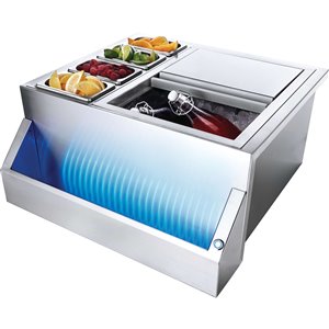 Napoleon Multi-Functional Beverage Center Cabinet - 25.25-in x 19.75-in - Stainless Steel