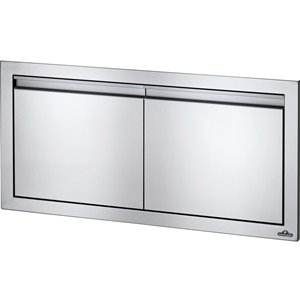 Napoleon Small Double Door for Outdoor Kitchen Cabinet - 36-in x 16-in - Stainless Steel