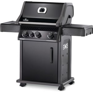 Napoleon Rogue XT 425 51,000 BTU 3-Burner Black Natural Gas Grill with Infrared Side Burner