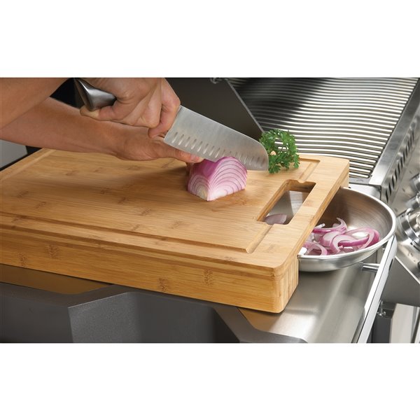 Napoleon PRO Cutting Board with 2 Stainless Steel Bowls ...