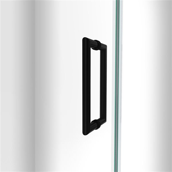 DreamLine Unidoor-LS Shower Door - 37-in - Satin Black