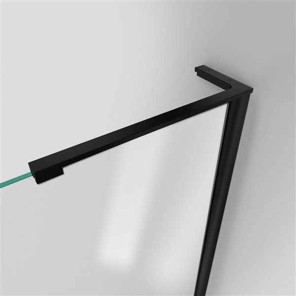 DreamLine Unidoor-LS Shower Door - 37-in - Satin Black