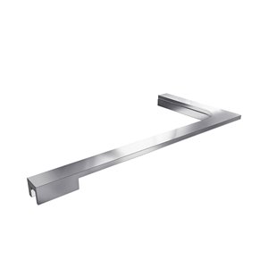 Support pour panneau de verre L-Bar de DreamLine, 8 po, chrome, ens. de 2