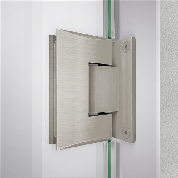 DreamLine Unidoor-LS Shower Door - 38-in - Brushed Nickel