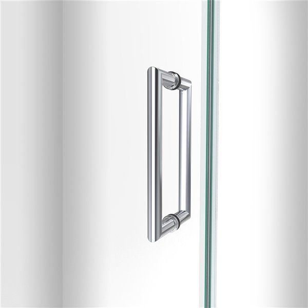 DreamLine Unidoor-LS Shower Door - 55-in - Chrome