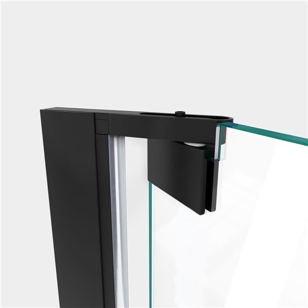 DreamLine Elegance Plus Shower Door - 34-in x 72-in - Satin Black