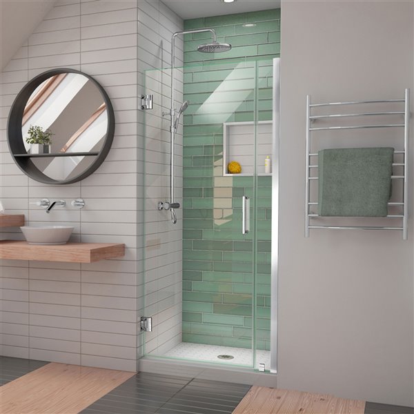 DreamLine Unidoor-LS Shower Door - 32-in - Chrome