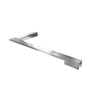 Support pour panneau de verre L-Bar de DreamLine pour mur gauche, 12 po, chrome