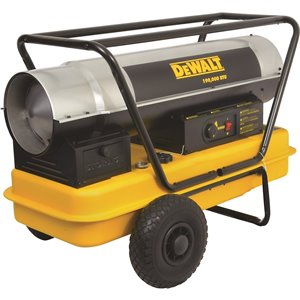 DEWALT Forced Air Kerosene Heater - 190,000 BTU