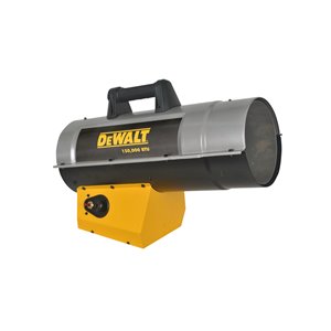 DeWALT Forced Air Propane Heater - 150,000 BTU - 3750 sq ft