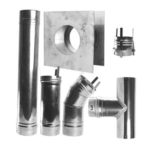 Kit de ventilation horizontal Enerco de Mr. Heater, 4 po, acier inoxydable