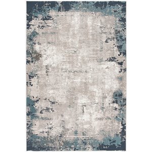 Rug Branch Cascade Modern Area Rug - Rectangular - 7-ft 9-in x 10-ft 9-in - Blue