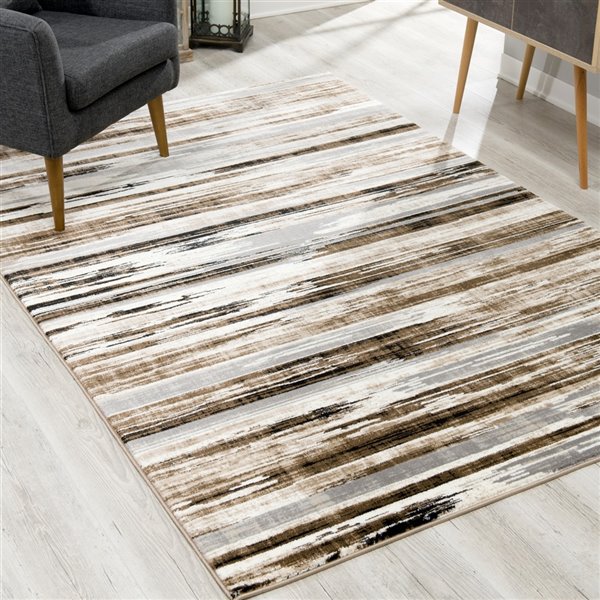 Rug Branch Montage Collection Modern Abstract Doormat Area Rug