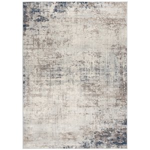 Rug Branch Contemporary Abstract  Blue Navy Indoor Area Rug - 4x6