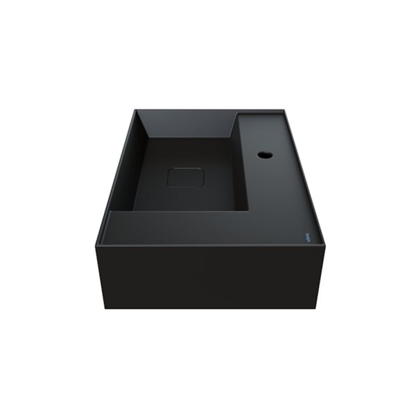 Cheviot Elevate Vessel Bathroom Sink - Fire Clay - 16.75-in x 24.37-in - Graphite