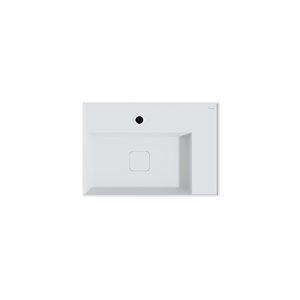 Cheviot Elevate Vessel Bathroom Sink - Fire Clay - 16.75-in x 24.37-in - Matte White