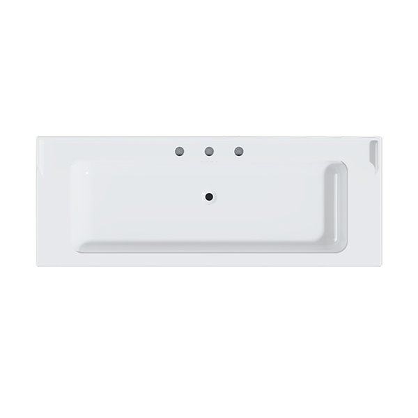Cheviot Valarte Console Bathroom Sink - 20.87-in x 39.5-in - White