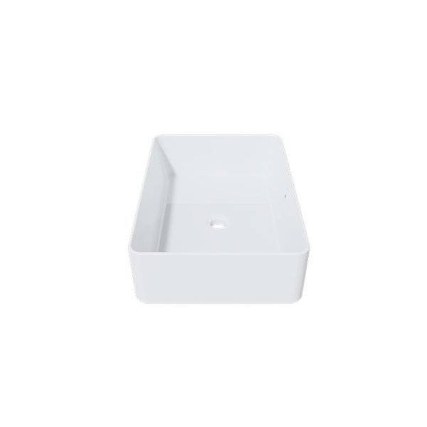 Cheviot Nuo 2 Vessel Bathroom Sink - Fire Clay - 14-in x 23.62-in - White