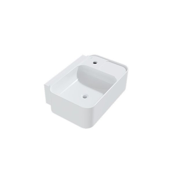 Cheviot Cruise Wall Mount Bathroom Sink - Vitreous China - 11.75-in x 15.75-in - White